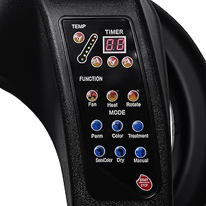 Professional 3 in 1 Orbiting Rotating Hair Dryer Processor for Salon Infrared hair dryers on wheels