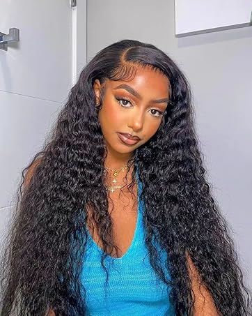 deep wave lace front wigs