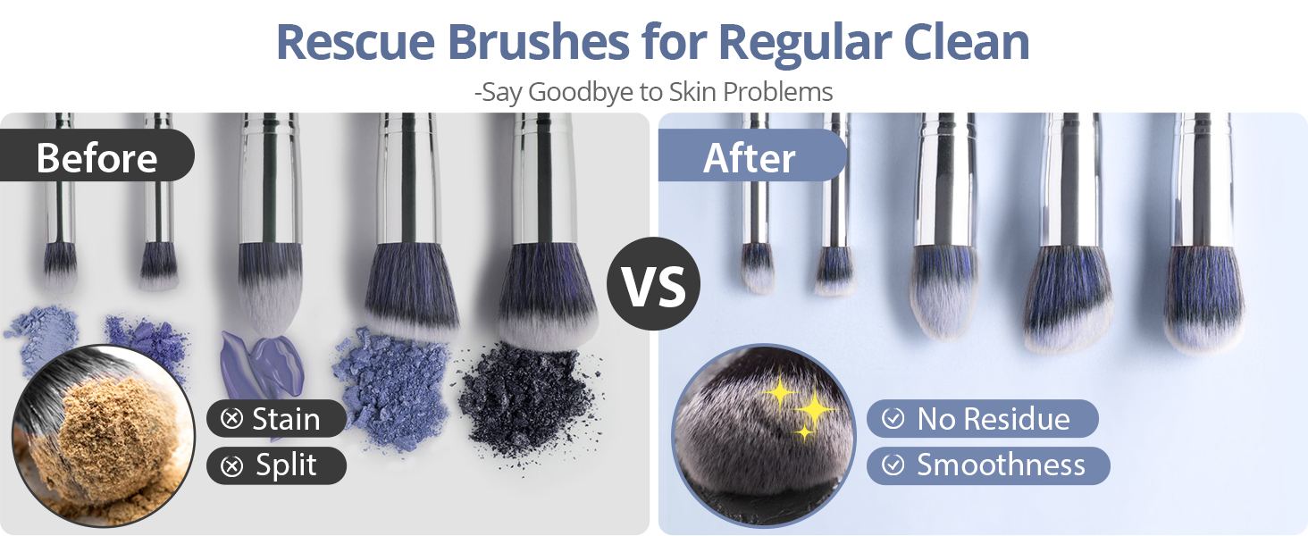 rescue brushes for regular clean