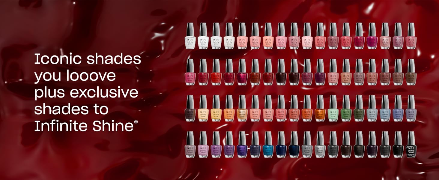 OPI Infinite Shine Long Lasting Nail Polish Iconic Shades Exclusive to Infinite Shine