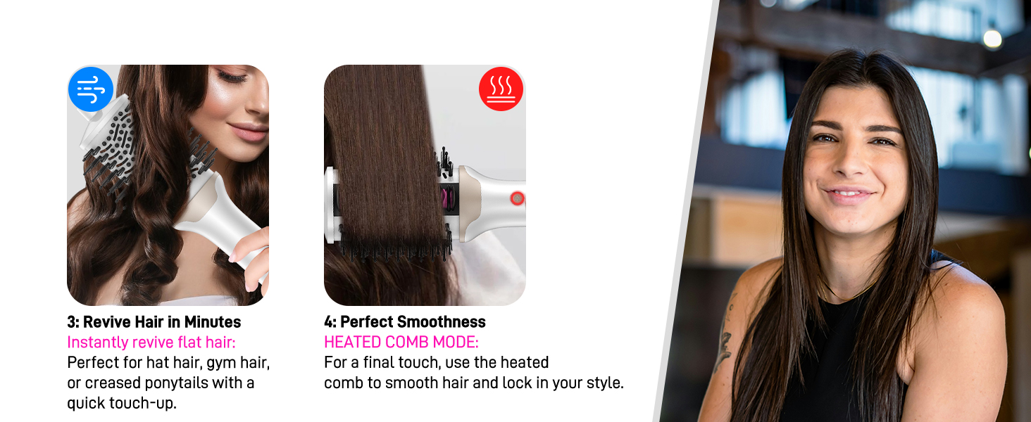 blow dryer brush for women negative ion round brush hair dryer hair dryer brush hot-air hair brush