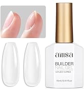 AILLSA Clear Builder Gel 7 In 1 Hard Gel Polish for Thickening Natural Nails Transparent Extensio...