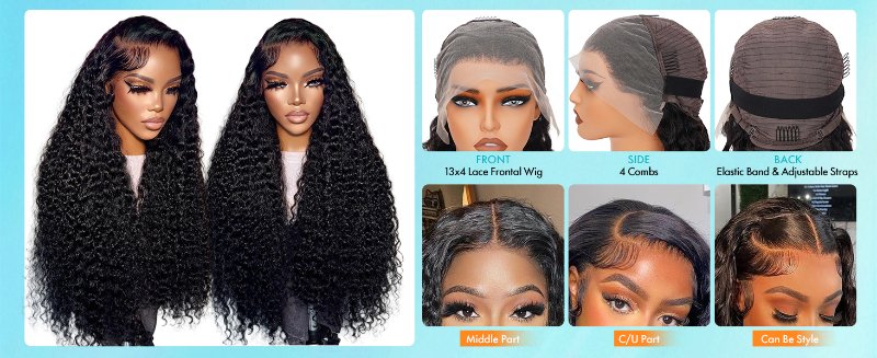 wet and wavy lace front wigs human hair water wavy lace front wig human hair glueless