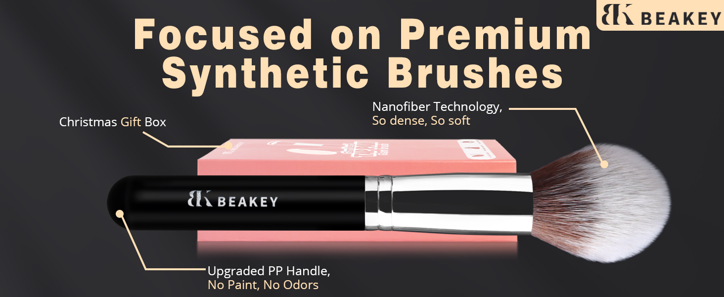 Makeup Brushes Premium Synthetic Foundation Face Brush Eyeshadow Kabuki Blush Brush gifts for mom