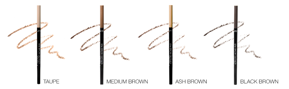 palladio micro pencil taupe medium brown ash black eyebrow brow makeup cruelty free