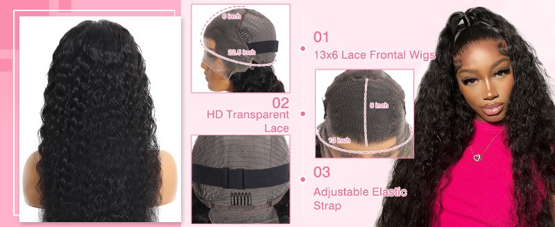 human hair deep wave wig