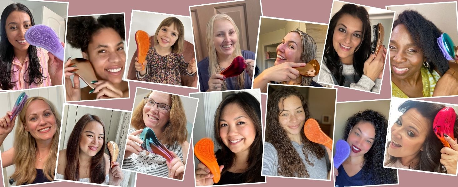 a group of women holding up a pair of shoes.