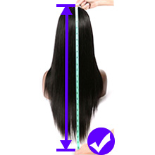 Long Straight Lace Front Wigs Human Hair Brazilian Hair Lace Closure Glueless Wigs For Black Women