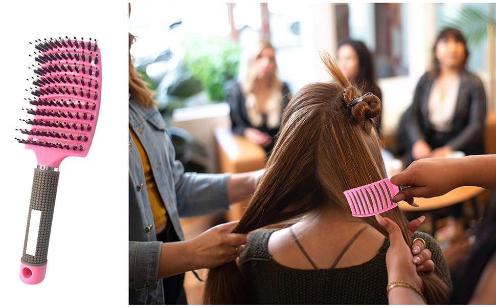 curved vented hair brushes