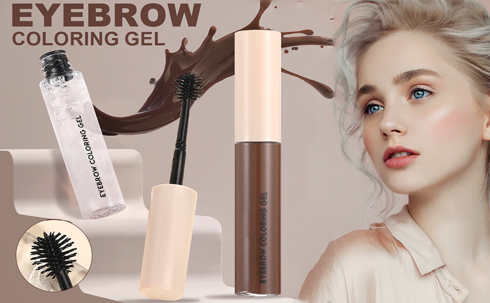 eyebrow gel color tinted clear shaping volumizing buildable instant wild makeup full voluminous hair