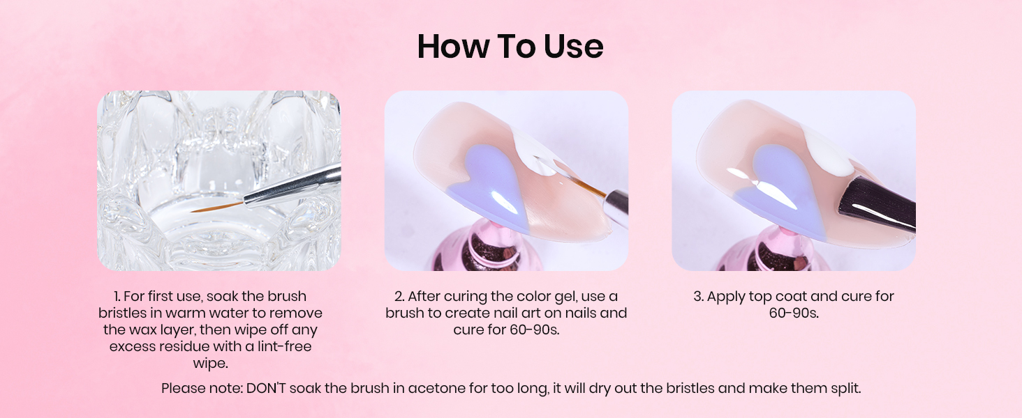 Nail Art Brushes Set