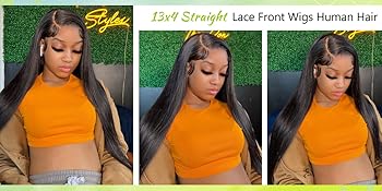 Straight Lace Front Wigs Human Hair Wig 