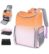 Nail Polish Organizer Bag Large Nail Polish Storage Organizer Case Backpack Holds 60 Bottles and ...