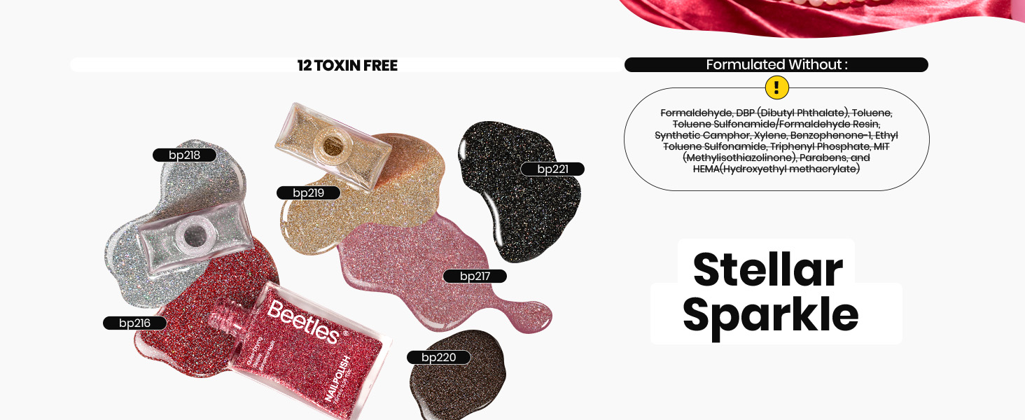 glitter nail polish set