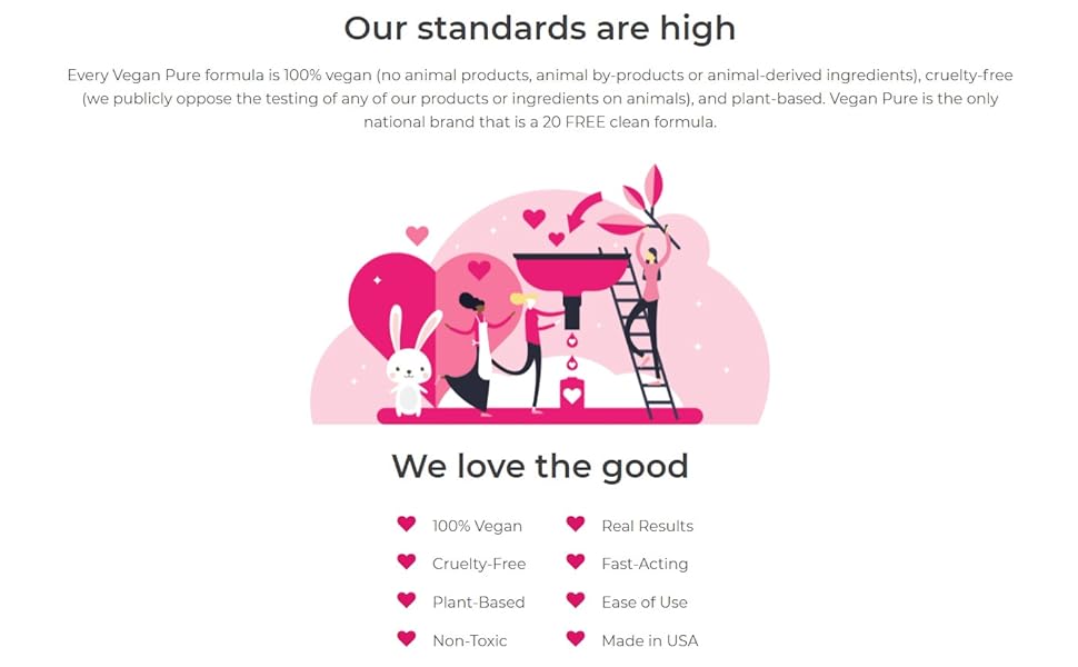 Our standards are high