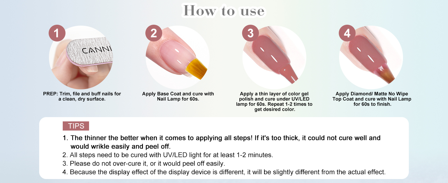 brown gel nail polosh