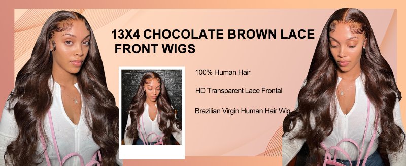 brown lace front wigs human hair