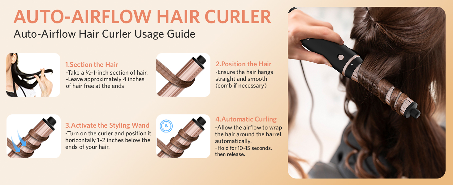 AUTO-AIRFLOW HAIR CURLER