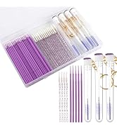 154 Piece Disposable Makeup Applicator Tool Kits,Mixing 4 pcs Disposable Diamond Keyring Mascara ...
