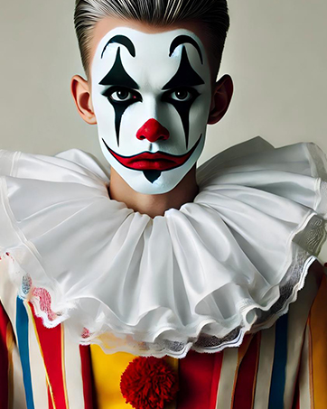 clown makeup joker look halloween makeup