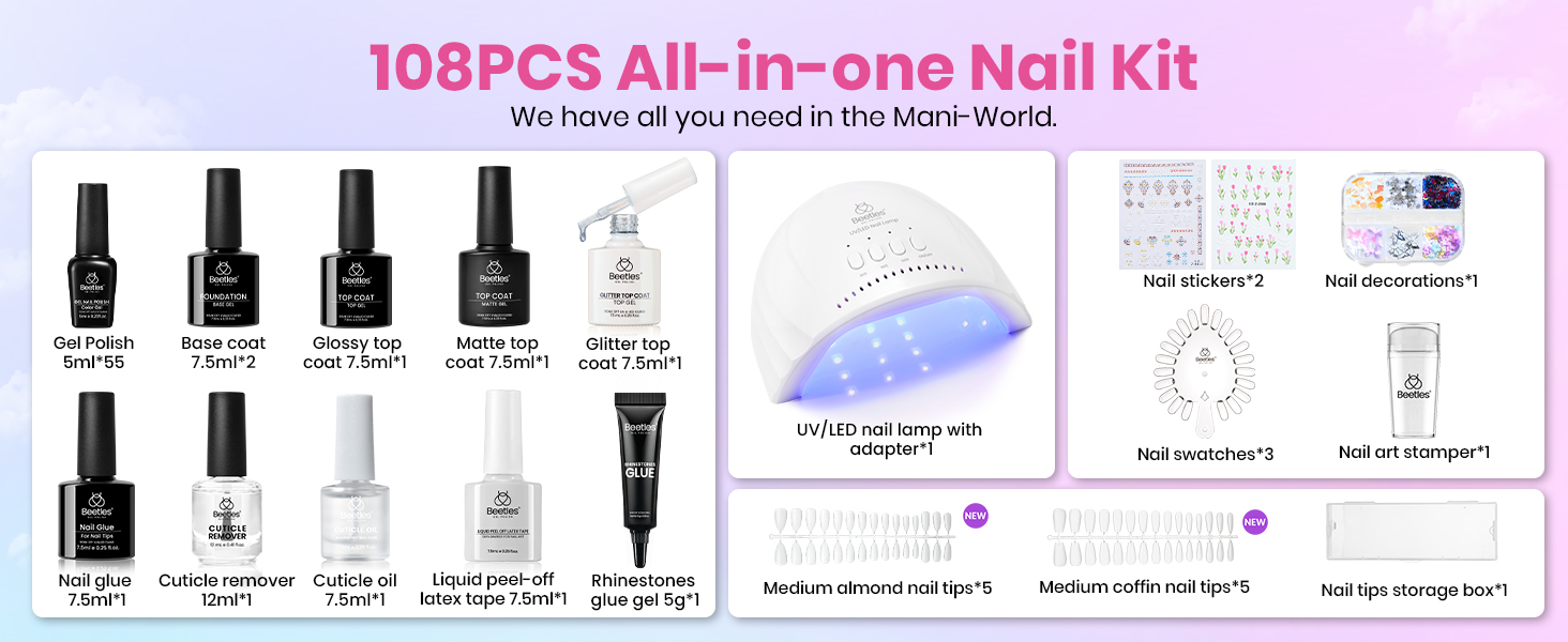 Gel Nail Polish kit