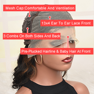 Blonde Highlight Body Wave Bob Wig 1B 30 Highlight Short Bob Wave
