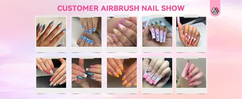 airbrush gel nail polish
