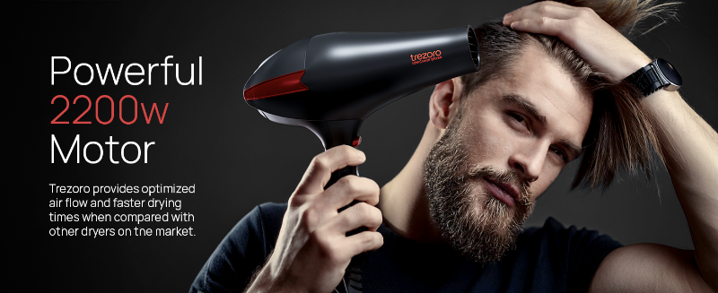 Trezoro - Ionic Salon Hair Dryer - BRG