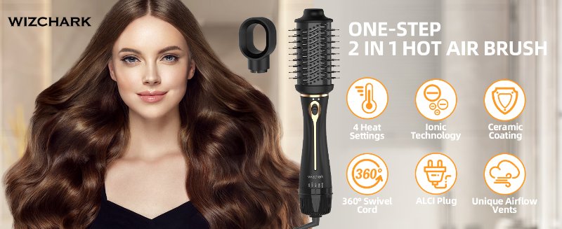 1200W One-Step Dual Voltage Dryer Brush