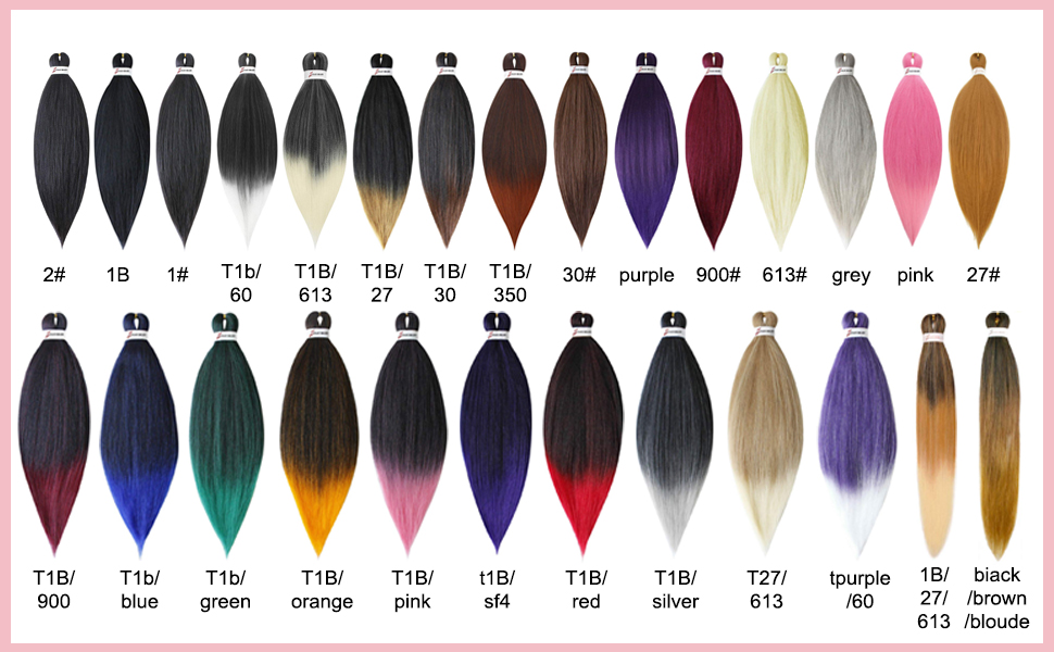 A variety of colors can be selected
