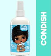 CurlyBaby Curly Detangling Condish - Gentle Spray Conditioner for Babies & Kids, Detangles, Moist...