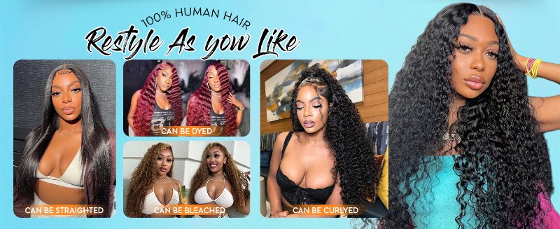 hd lace wigs human hair pre plucked 13x6 water wave hd lace frontal wig lace wigs