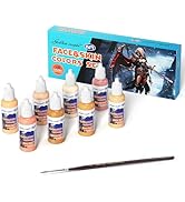 golden maple Miniature Paint Set, 8 Colors Skin Tone Acrylic Paint Set Airbrush Paint, with a Kol...