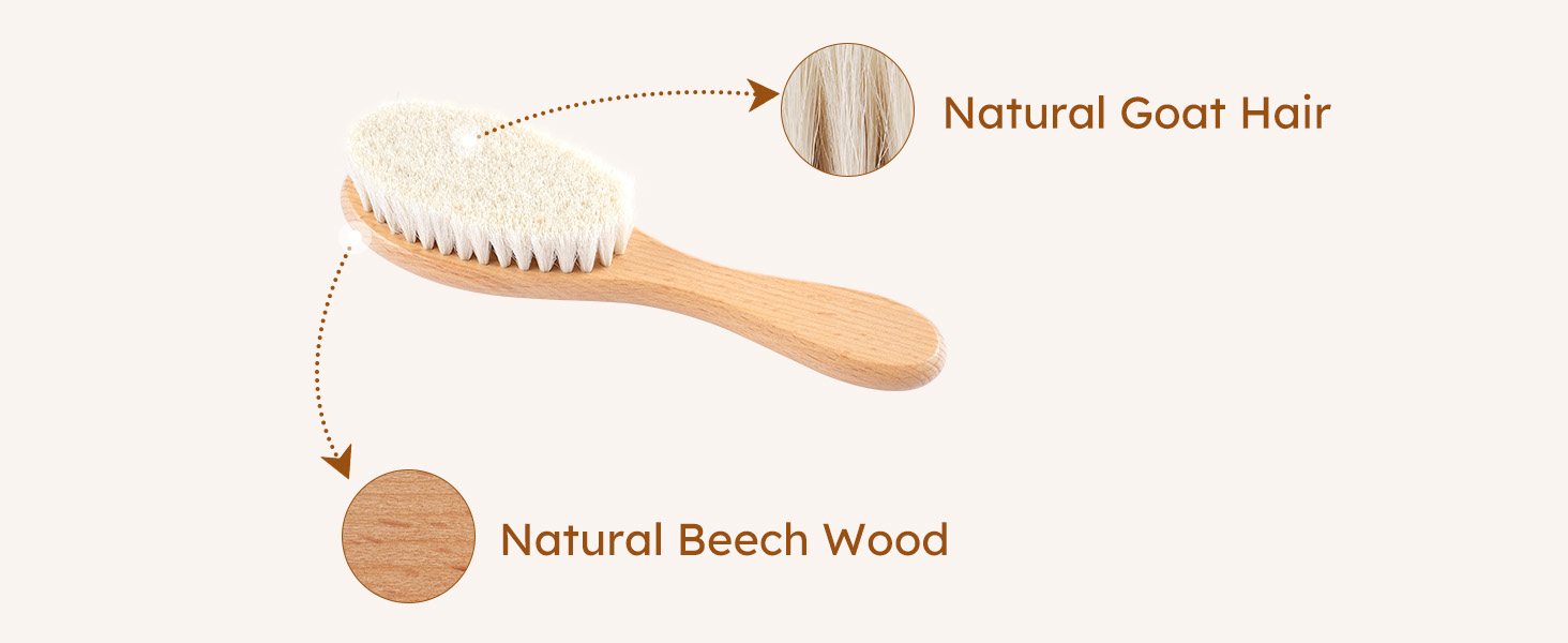 Hair Brush and Comb Set