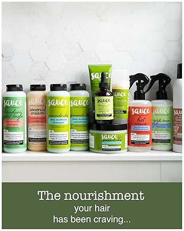 Sauce healthy ingredients happy hair nourishment styling shampoo deep moisture hair mask haircare