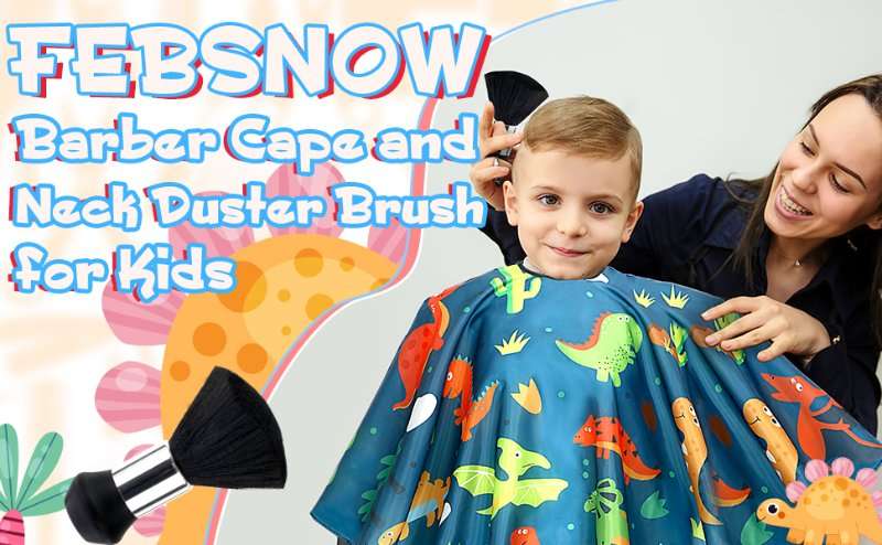 FEBSNOW Kids Hair Cutting Cape