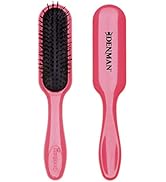 Denman Tangle Tamer Ultra (Pink) Detangling Paddle Brush For Curly Hair And Black Natural Hair - ...
