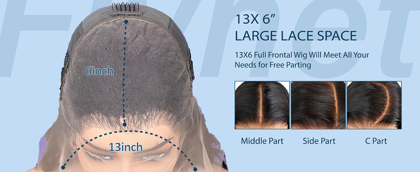 13x6 Body Wave Lace Front Wigs Human Hair