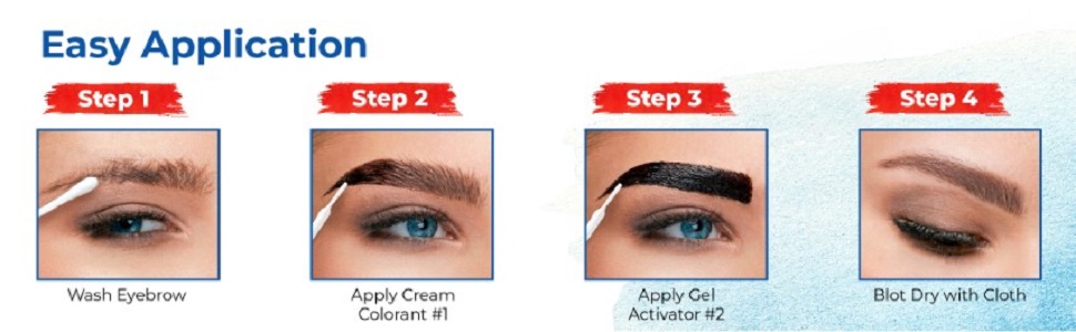 brow eyebrow ibrow color dye tint eyelash lash brows lashes henna hena mascara