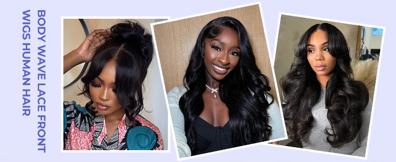 Body Wave Lace Front Wigs Human Hair