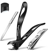 Angled Nail Clippers for Men Women, 2025 Upgrade 15° Curved Head Large Toe Nail Clippers for Seni...