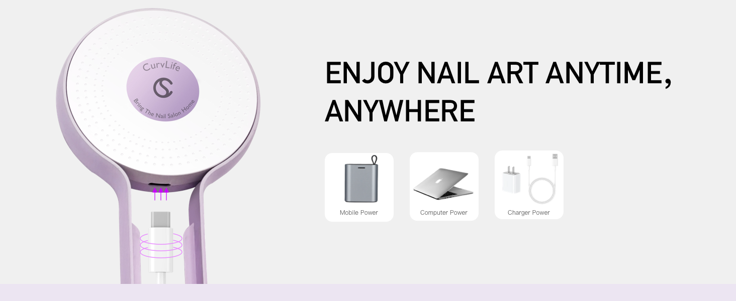curvlife nail uv light