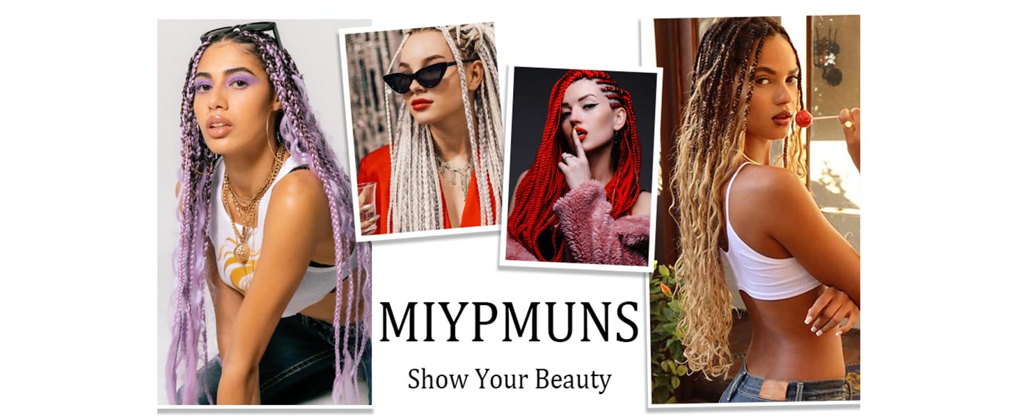 MIYPMUNS Braiding Hair Extensions