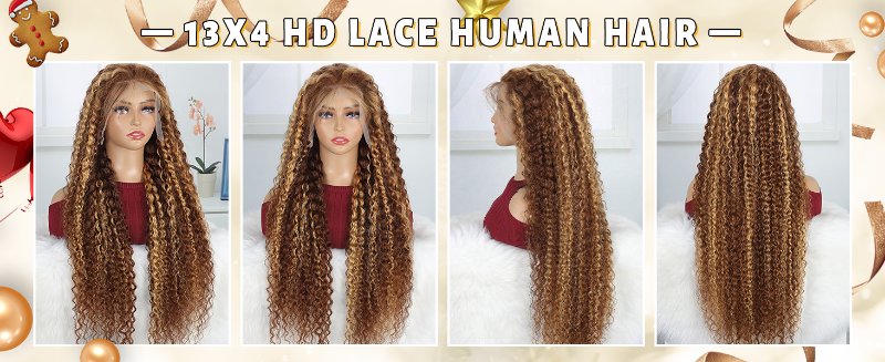 curly highlight wig