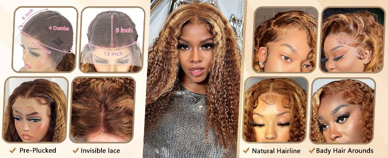 ombre lace front wig human hair