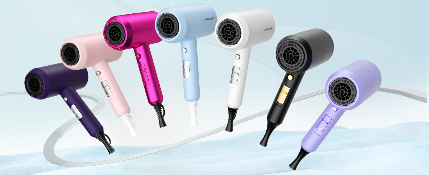 Professional Low Noise Mini Hair Dryer for Travel, Gifts