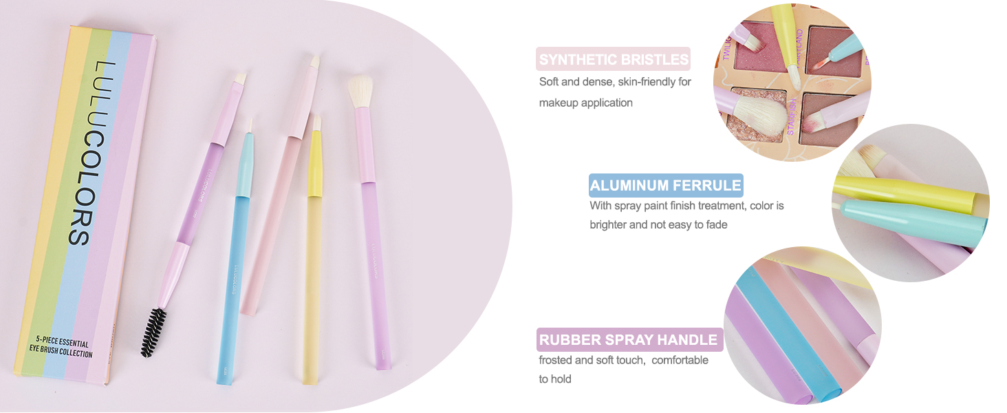 LULUCOLORS Eyeshadow Brush Set