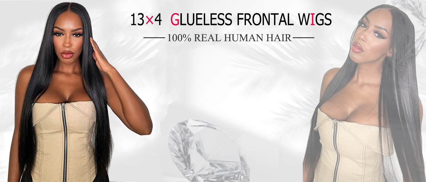 13×4 Glueless Frontal Wigs