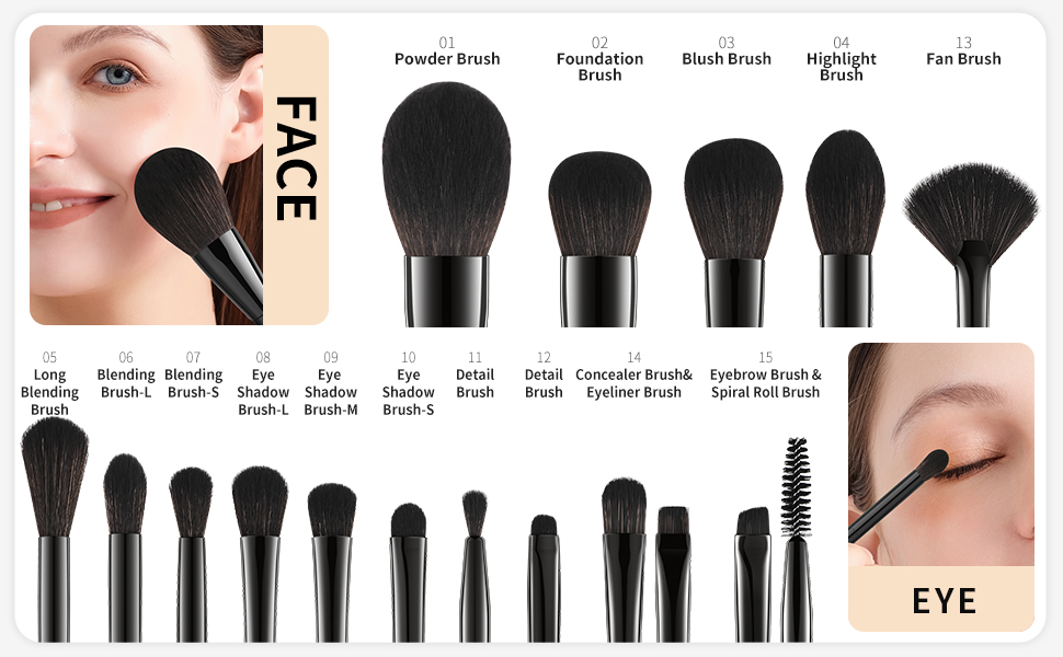 MAKEUP BRUSHES