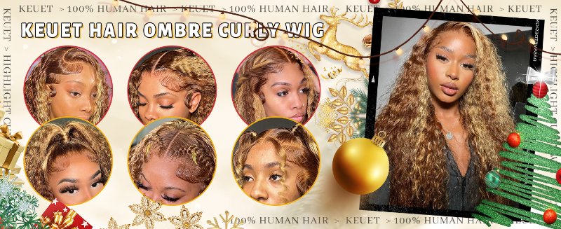 highlight curly wig
